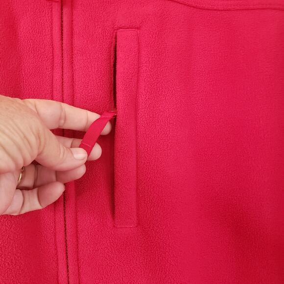 Duluth Trading Co red thick scuba fleece jacket coat size large mens - Picture 3 of 11